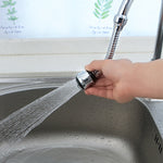 2 Modes 360 Rotatable Bubbler High Pressure Faucet Extender Water Saving