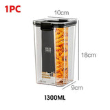 700/1300/1800ML Food Storage Container Plastic Kitchen Refrigerator
